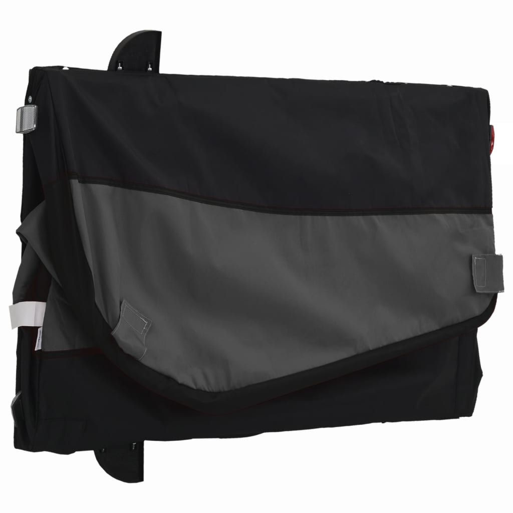 Bicycle Trailer Black 30 kg Iron