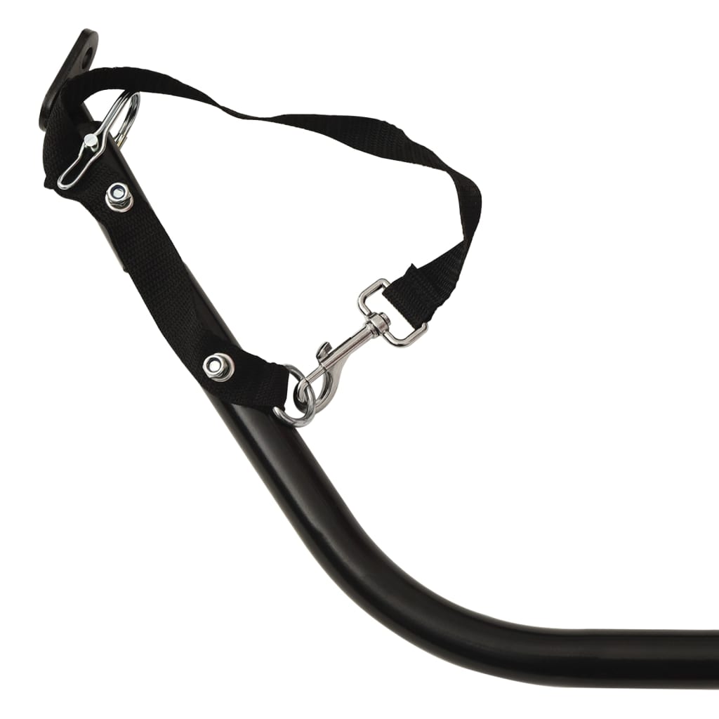 Bicycle Trailer Black 30 kg Iron