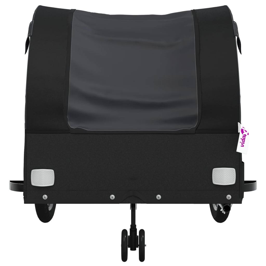 Bicycle Trailer Black 45 kg Iron