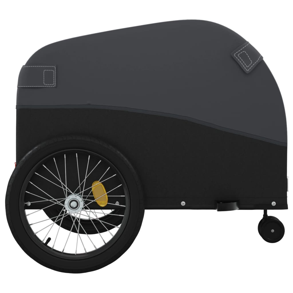 Bicycle Trailer Black 45 kg Iron