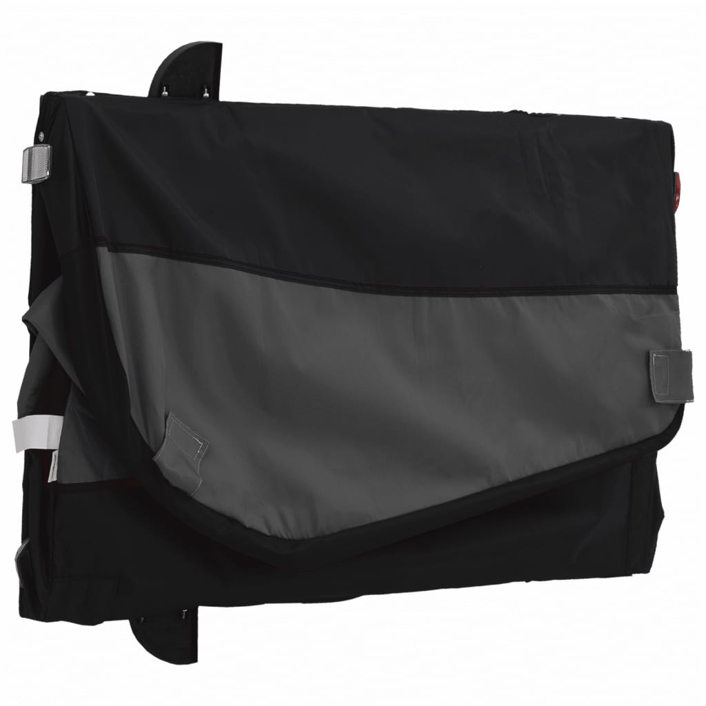 Bicycle Trailer Black 45 kg Iron