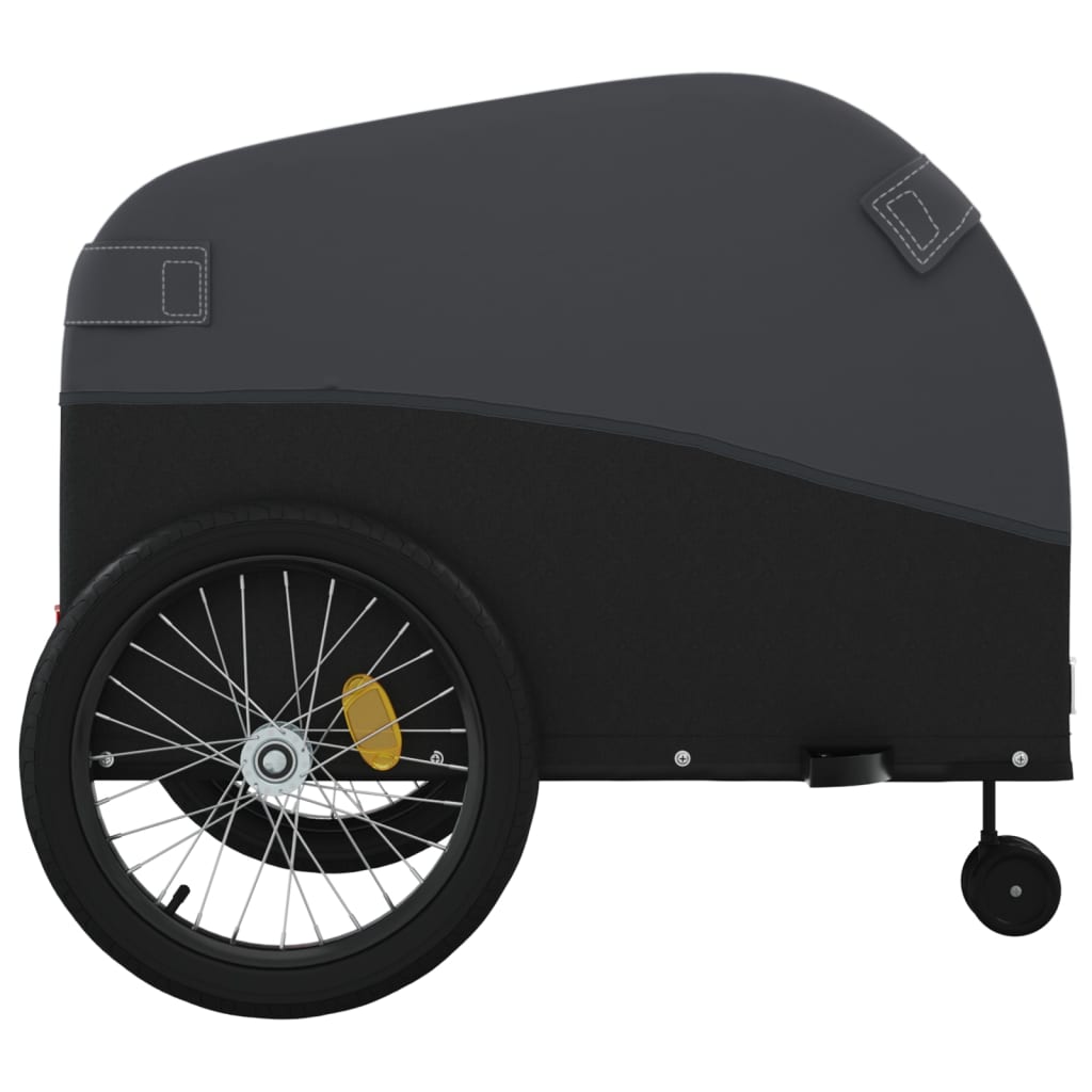 Bicycle Trailer Black 45 kg Iron