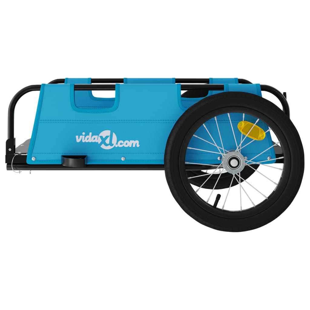 Bicycle Trailer Blue Oxford Fabric and Iron
