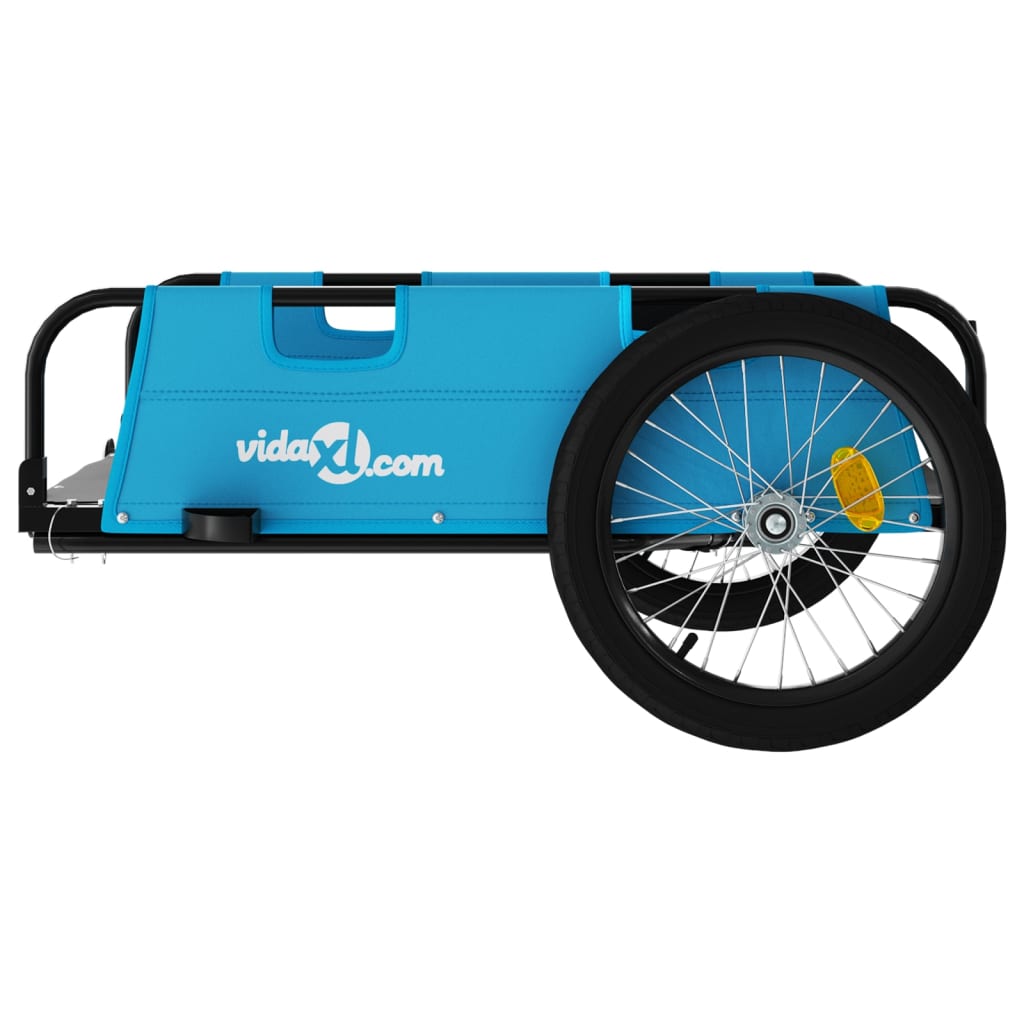 Bicycle Trailer Blue Oxford Fabric and Iron