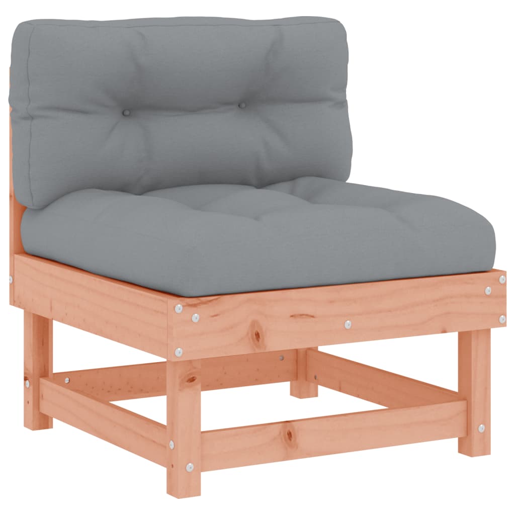 10-tlg. Garten-Lounge-Set mit Kissen Massivholz Douglasie