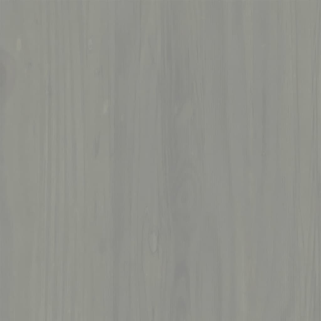 Meuble TV VIGO gris 156x40x40 cm pin massif