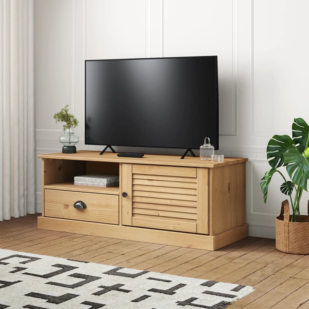 Meuble TV VIGO 106x40x40 cm en pin massif