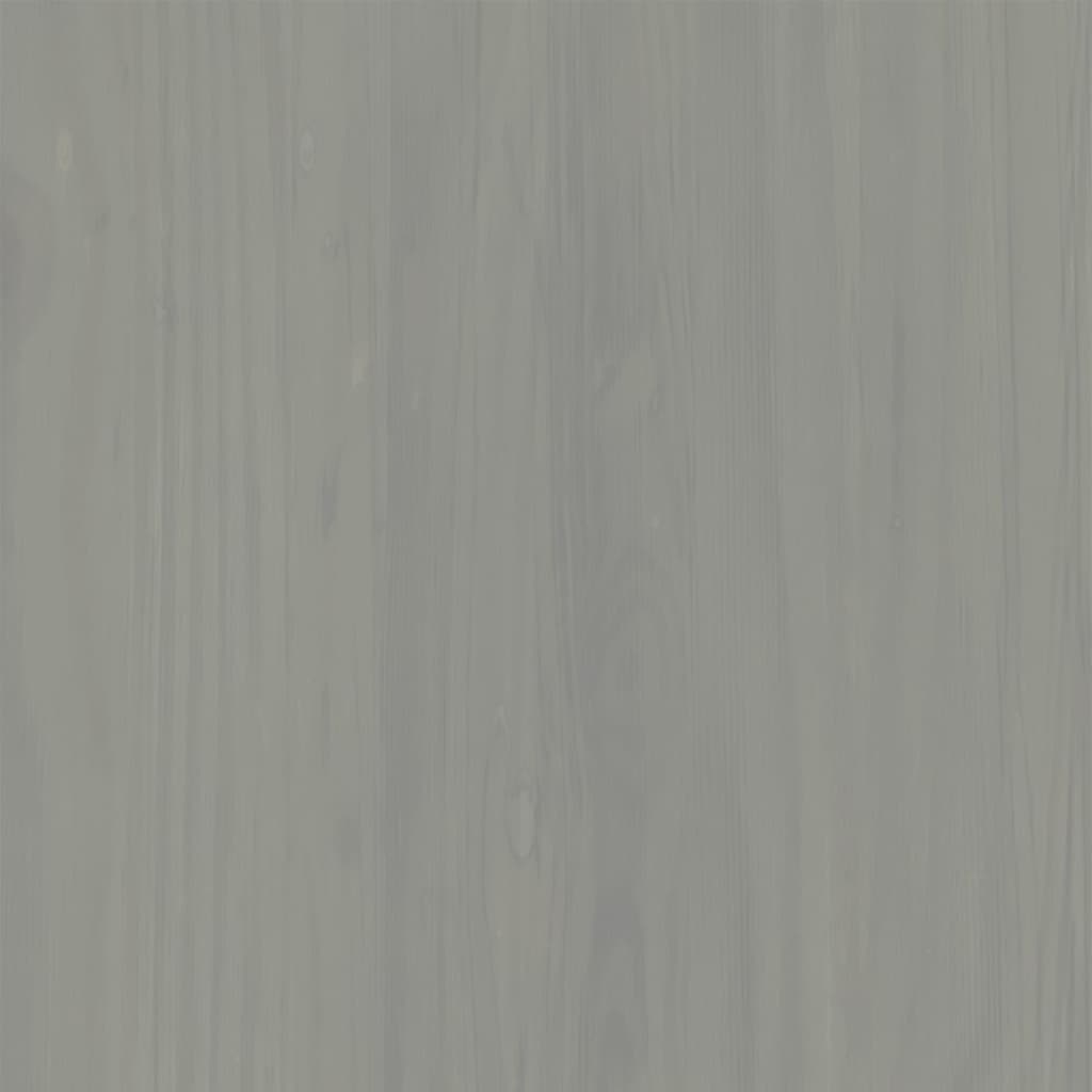 Meuble TV VIGO gris 106x40x40 cm pin massif