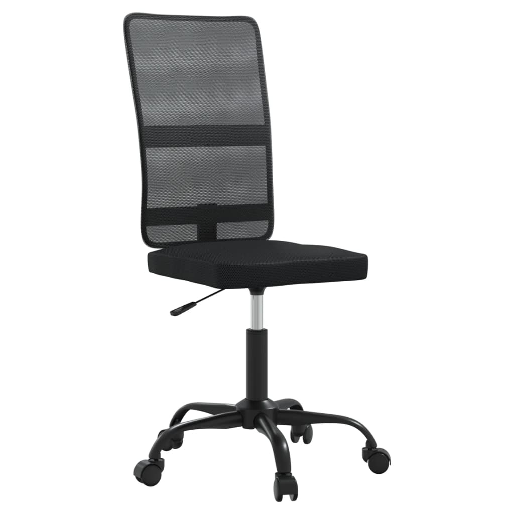 Chaise de bureau en maille noire