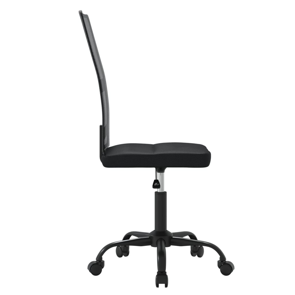 Chaise de bureau en maille noire