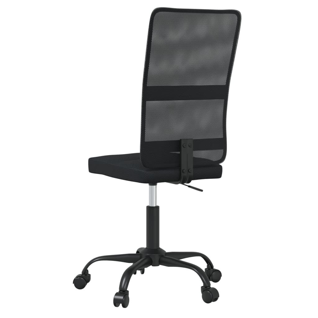 Chaise de bureau en maille noire