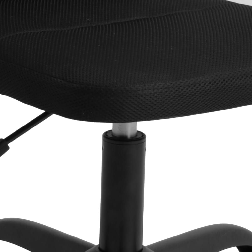 Chaise de bureau en maille noire
