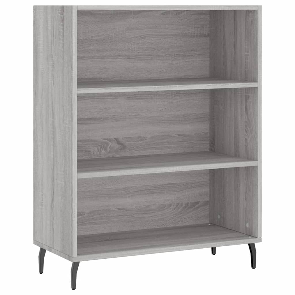 Armoire étagère gris Sonoma 69,5x32,5x90 cm en bois