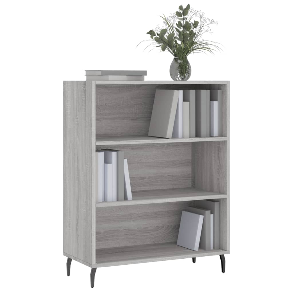 Armoire étagère gris Sonoma 69,5x32,5x90 cm en bois