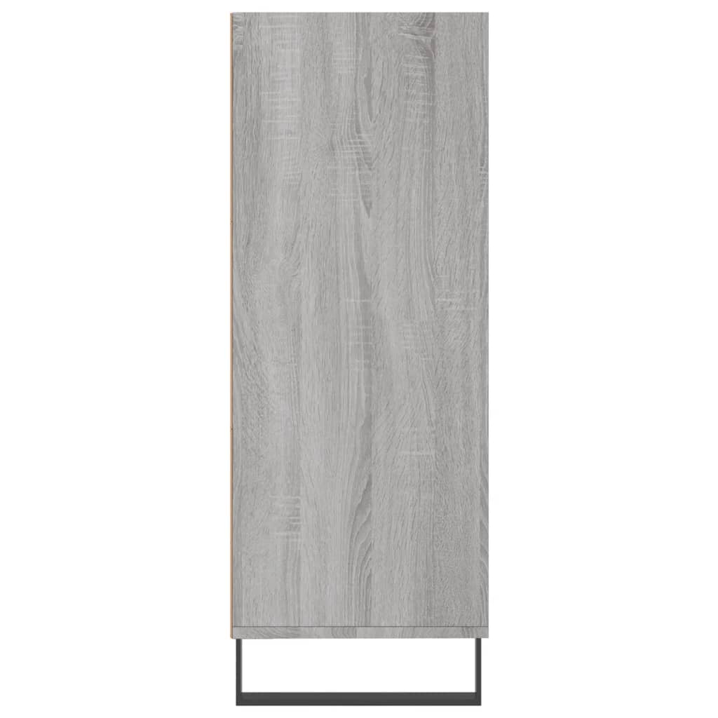 Armoire étagère gris Sonoma 69,5x32,5x90 cm en bois