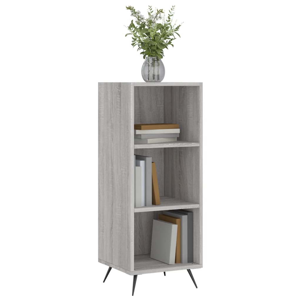 Armoire étagère gris Sonoma 34,5x32,5x90 cm en bois