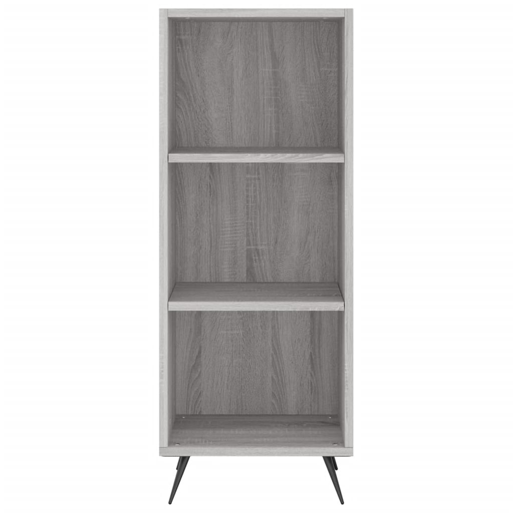 Armoire étagère gris Sonoma 34,5x32,5x90 cm en bois