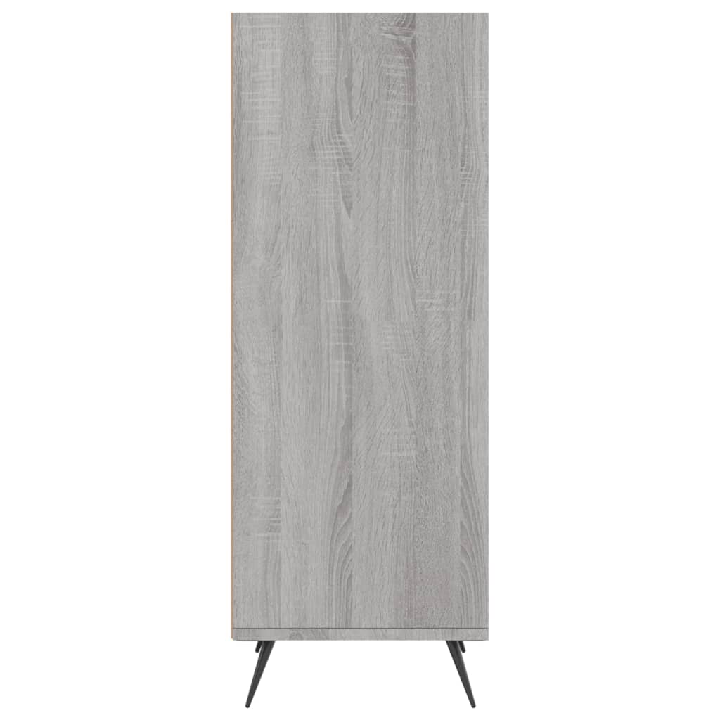 Armoire étagère gris Sonoma 34,5x32,5x90 cm en bois
