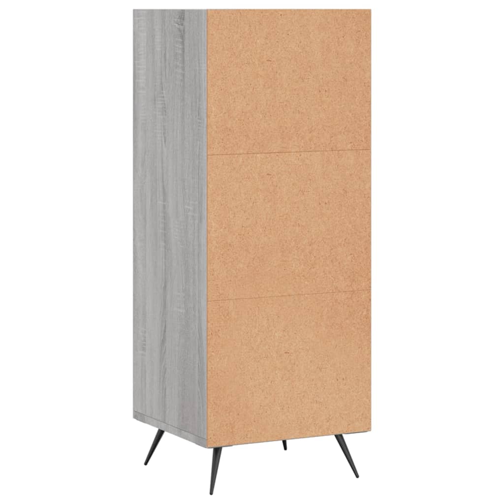 Armoire étagère gris Sonoma 34,5x32,5x90 cm en bois