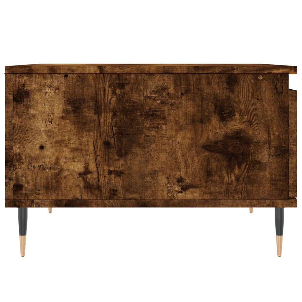 Coffee table smoked oak 55x55x36.5 cm wood material