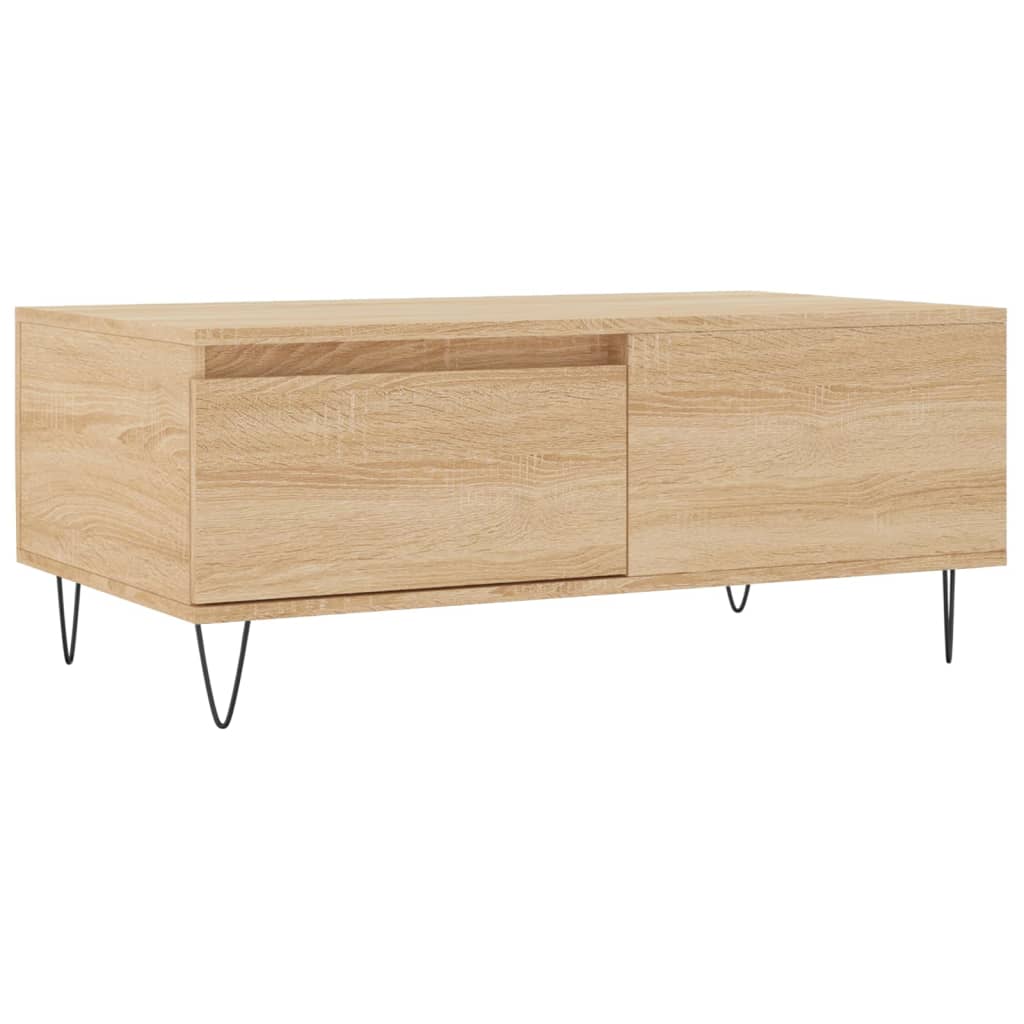 Table basse chêne Sonoma 90x50x36,5 cm en bois