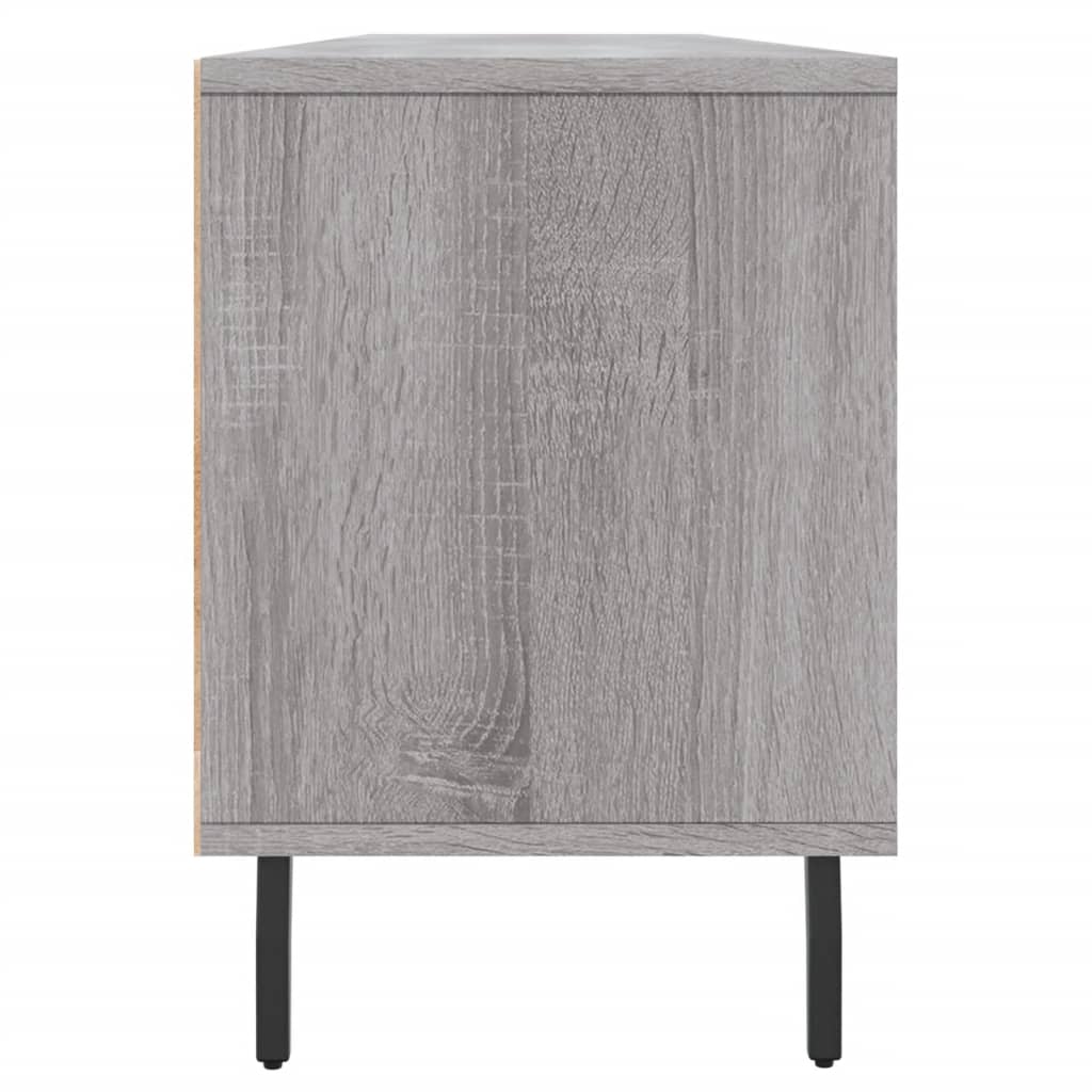 Meuble TV gris Sonoma 150x30x44,5 cm en bois