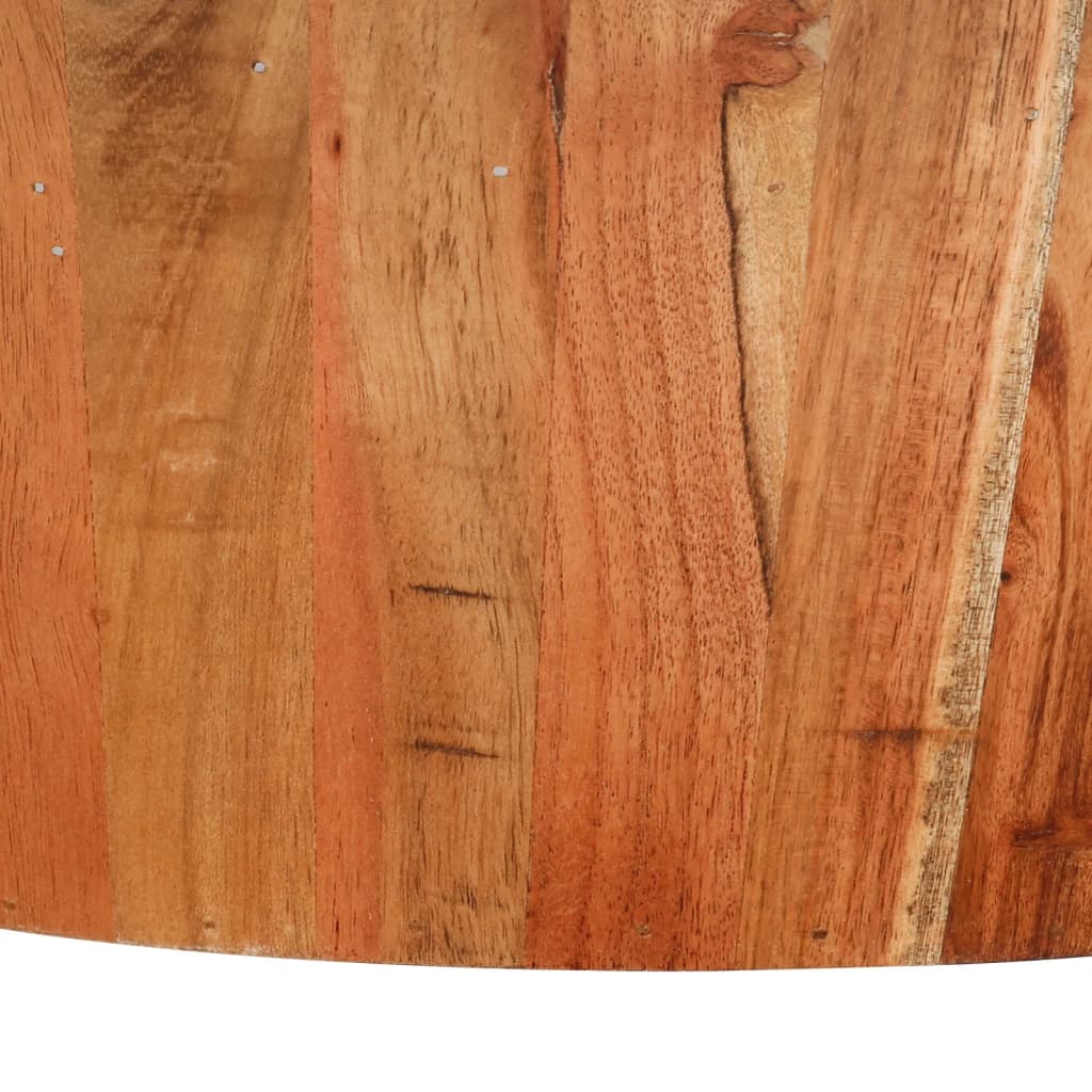 Couchtisch Ø52x30 cm Massivholz Akazie