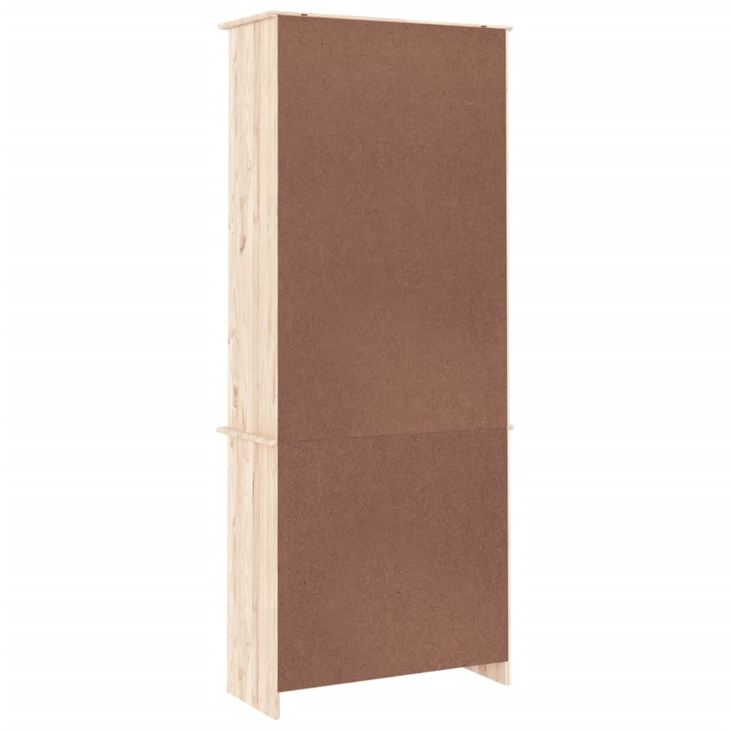 Vitrine ALTA 77x35x186,5 cm en pin massif