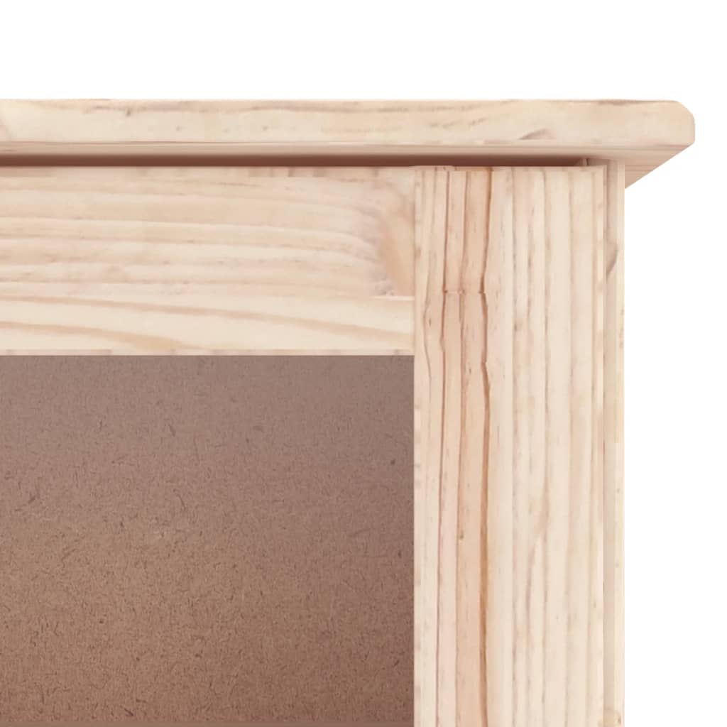 Vitrine ALTA 77x35x186,5 cm en pin massif