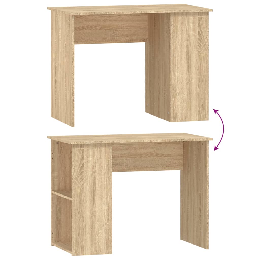 Desk Sonoma oak 100x55x75 cm wood material
