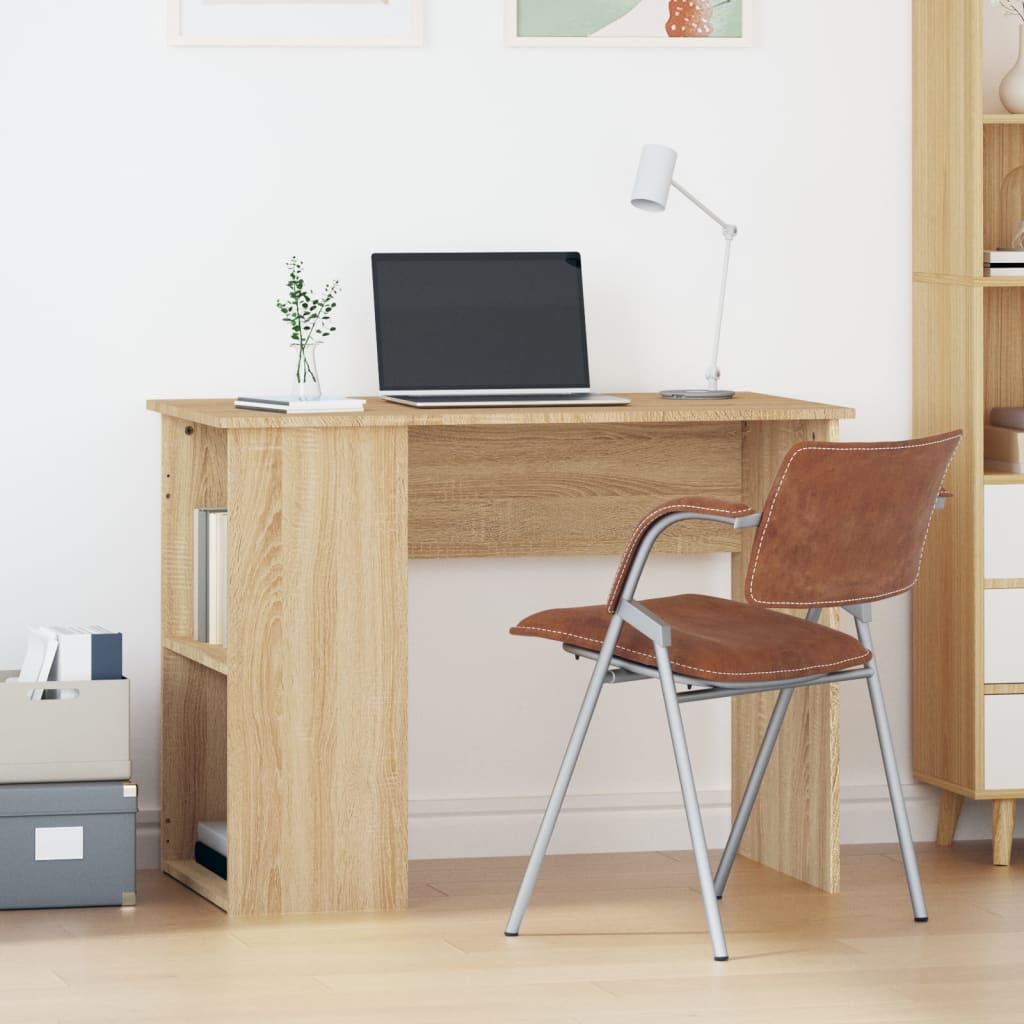Desk Sonoma oak 100x55x75 cm wood material