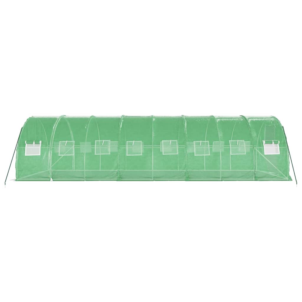 Greenhouse with steel frame Green 24 m² 8x3x2 m