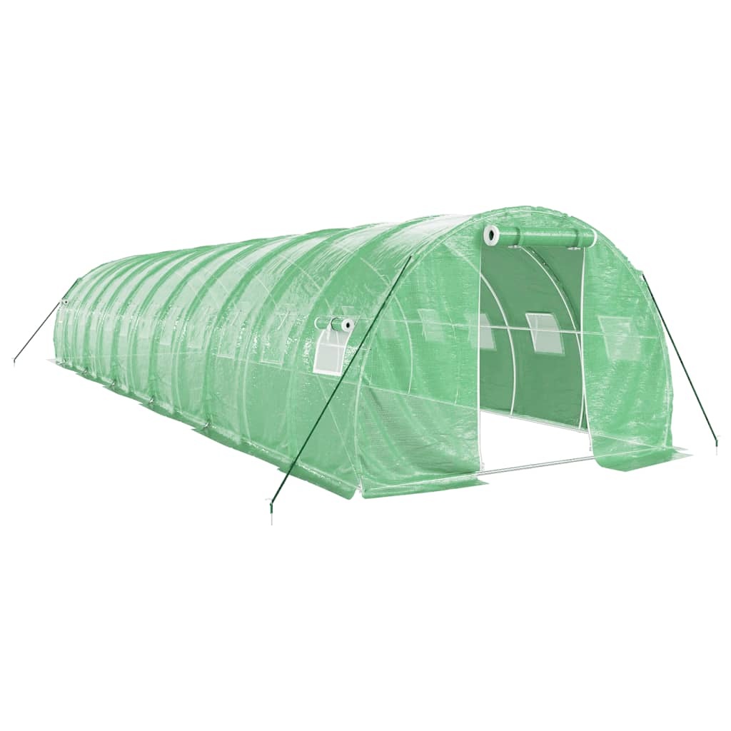 Greenhouse with steel frame Green 36 m² 12x3x2 m