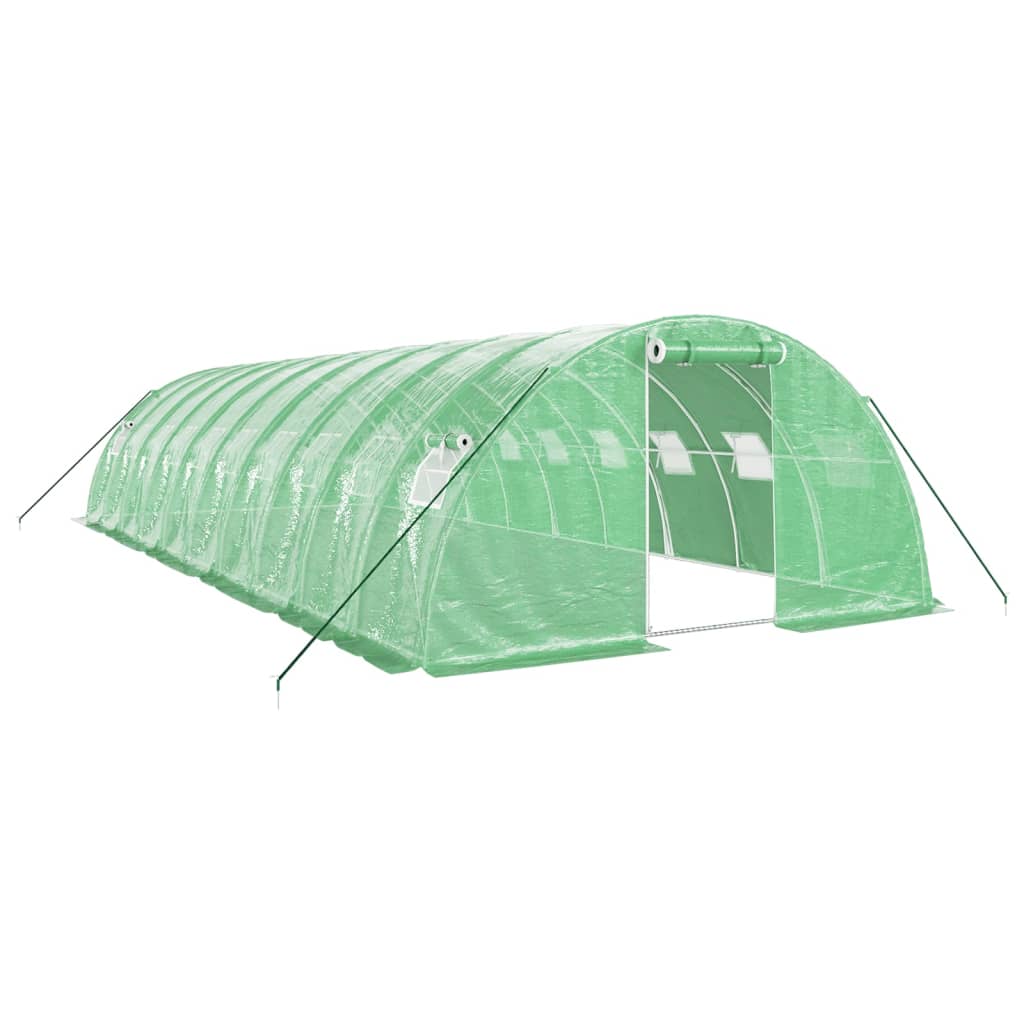 Greenhouse with steel frame Green 40 m² 10x4x2 m