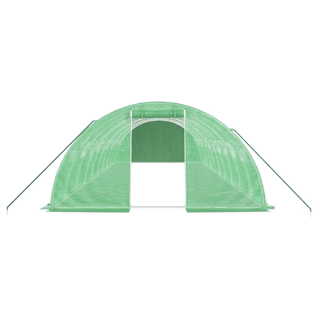 Greenhouse with steel frame Green 40 m² 10x4x2 m