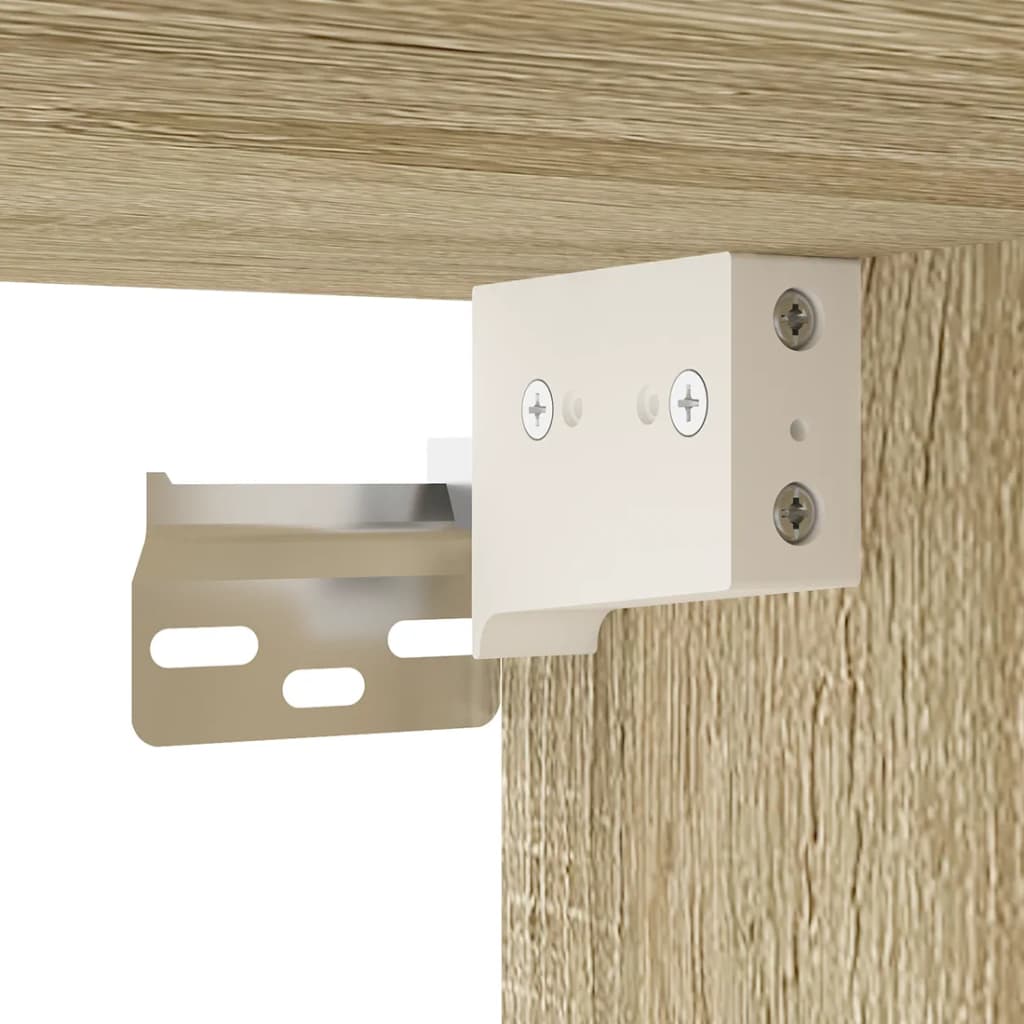 Ensemble de meubles TV 3 pièces en bois de chêne Sonoma