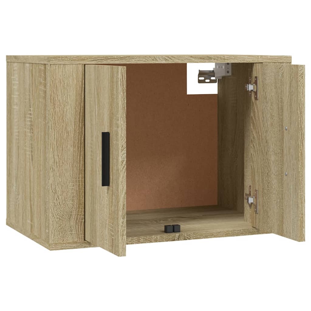 Ensemble de meubles TV 2 pièces en bois de chêne Sonoma