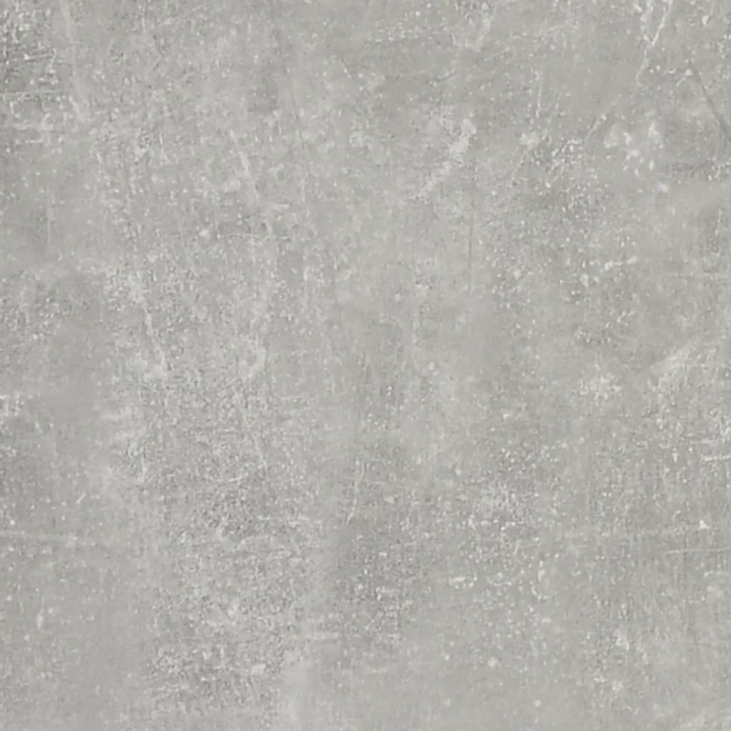 Ensemble de meubles TV 3 pièces en béton gris à base de bois