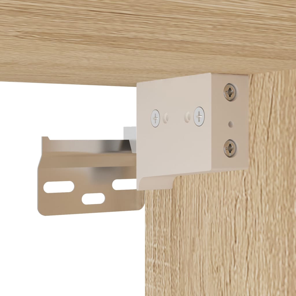Ensemble de meubles TV 2 pièces en bois de chêne Sonoma