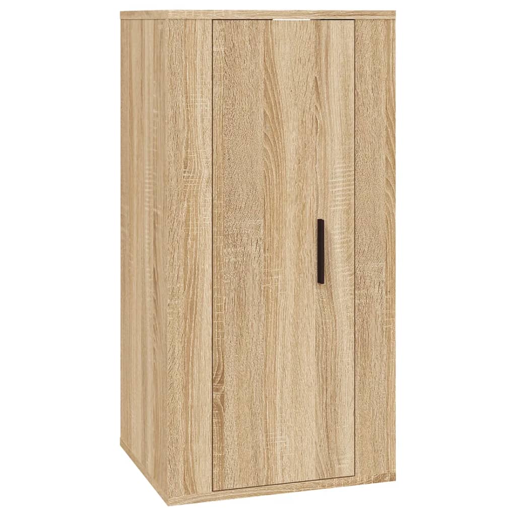 Ensemble de meubles TV 2 pièces en bois de chêne Sonoma