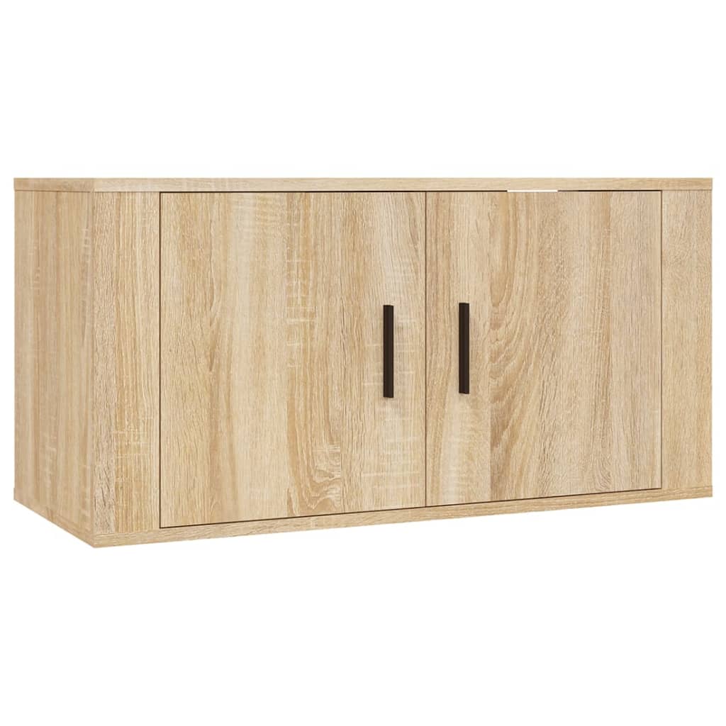 3-tlg. TV-Schrank-Set Sonoma-Eiche Holzwerkstoff
