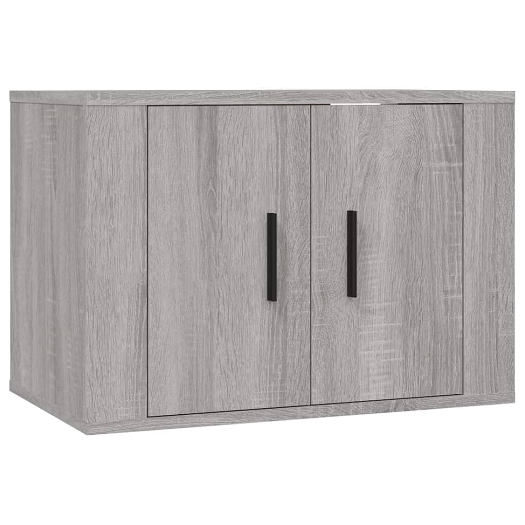 Ensemble de meubles TV 4 pièces, en bois de Sonoma gris
