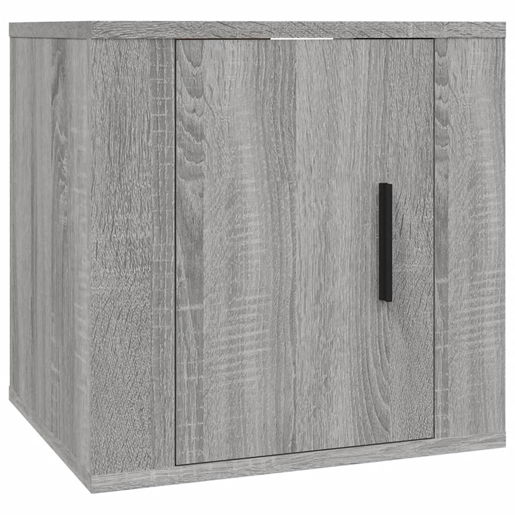 5-tlg. TV-Schrank-Set Grau Sonoma Holzwerkstoff