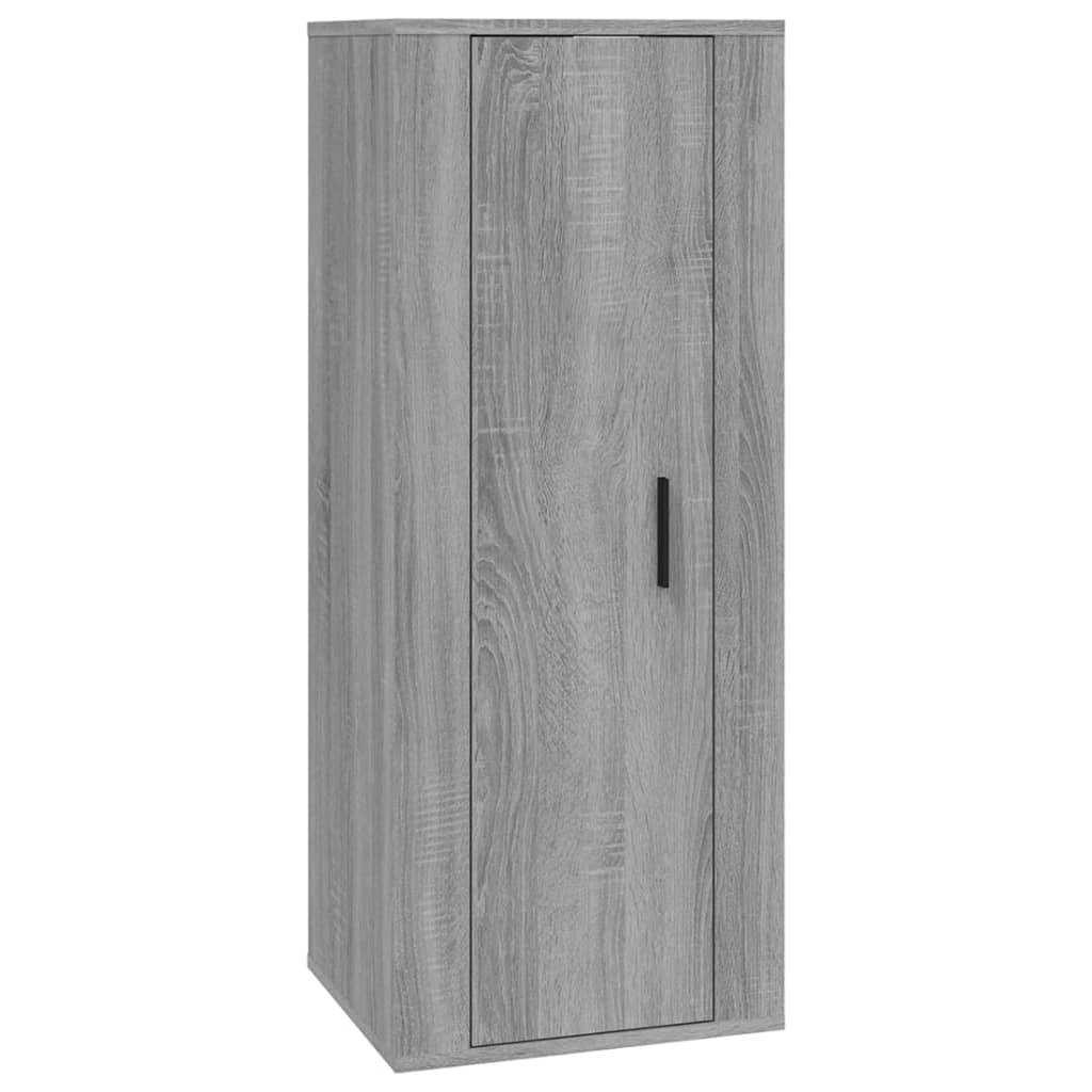 2-tlg. TV-Schrank-Set Grau Sonoma Holzwerkstoff