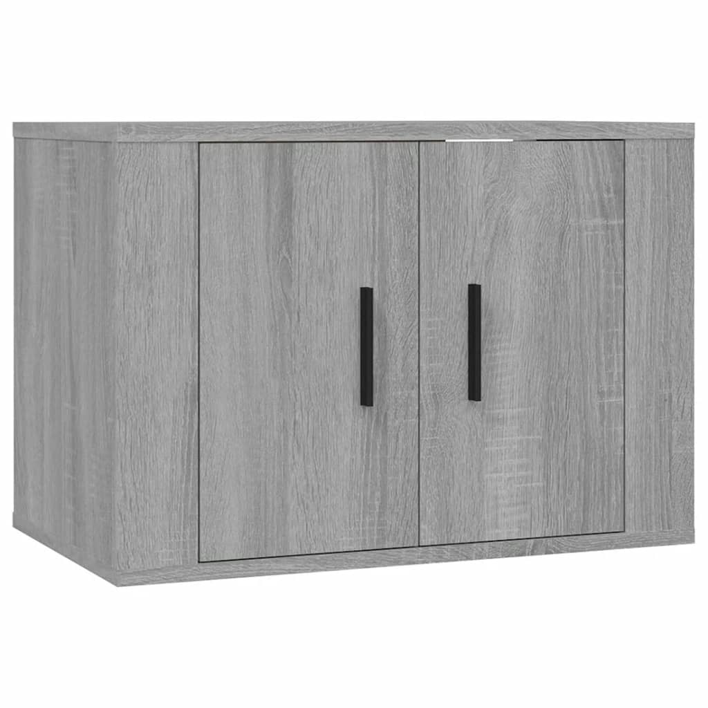 Ensemble de meubles TV 3 pièces, en bois de Sonoma gris
