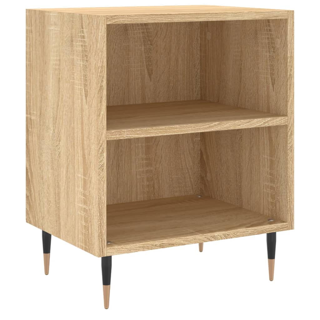 Tables de chevet 2 pcs. Chêne Sonoma 40x30x50 cm matériau bois