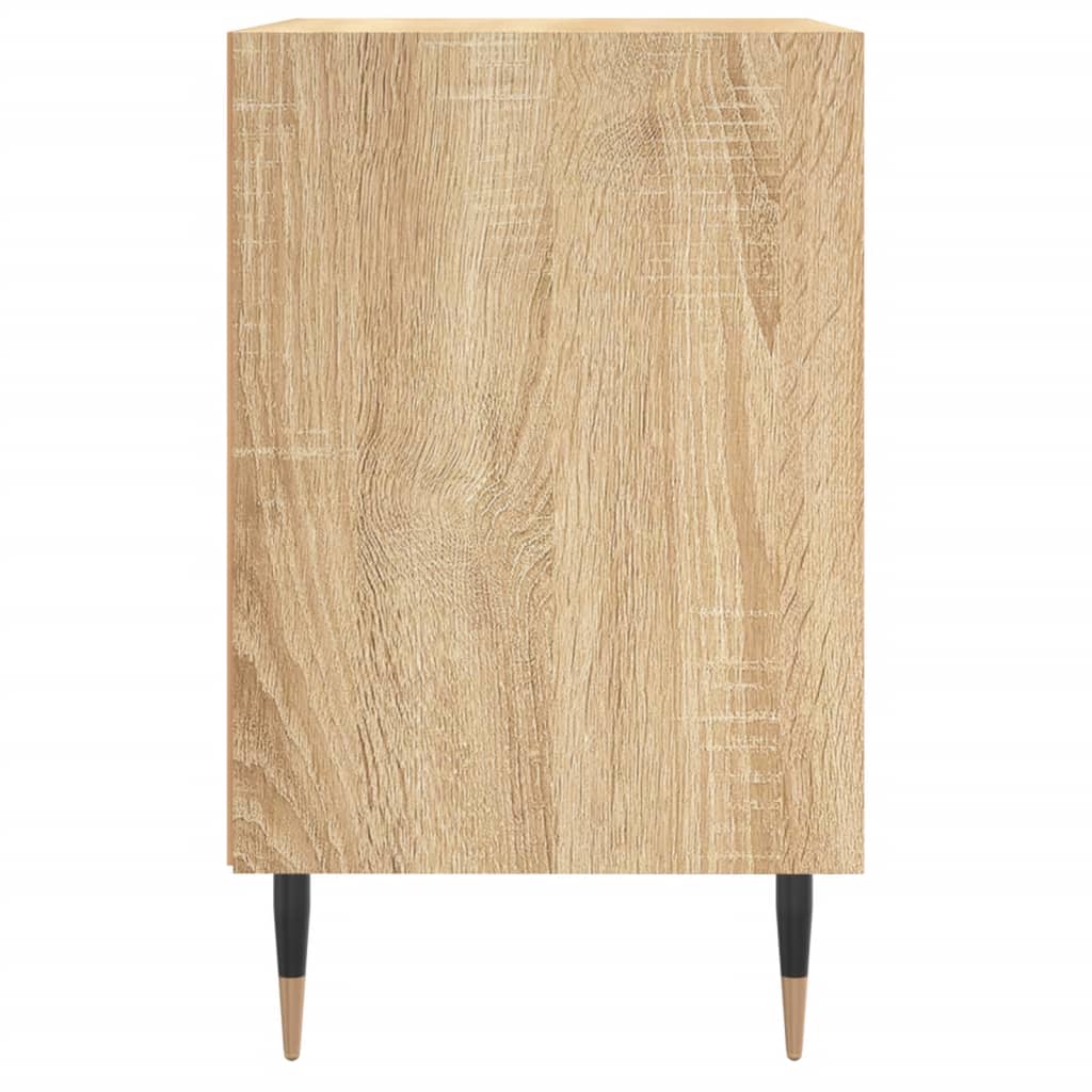 Tables de chevet 2 pcs. Chêne Sonoma 40x30x50 cm matériau bois