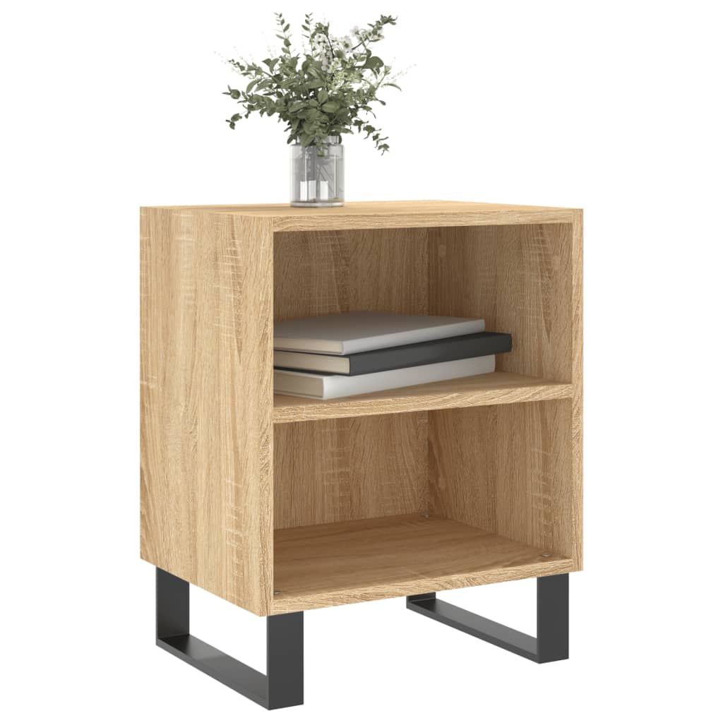 Tables de chevet 2 pcs. Chêne Sonoma 40x30x50 cm matériau bois