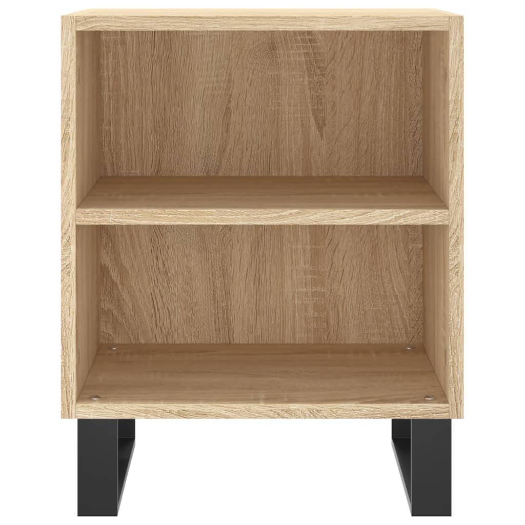 Tables de chevet 2 pcs. Chêne Sonoma 40x30x50 cm matériau bois