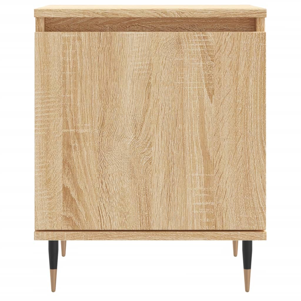 Tables de chevet 2 pcs. Chêne Sonoma 40x30x50 cm matériau bois